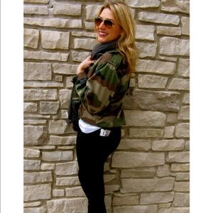 Brandy Melville Oversized Camo Jacket